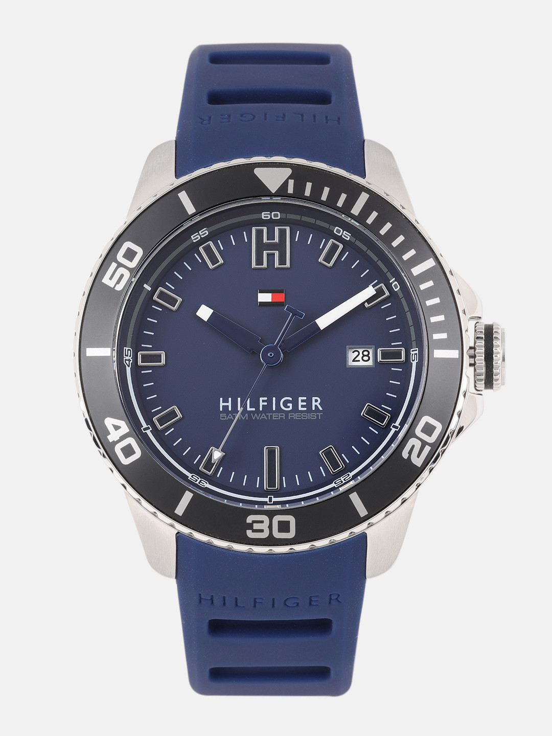 tommy hilfiger navy blue analog watch