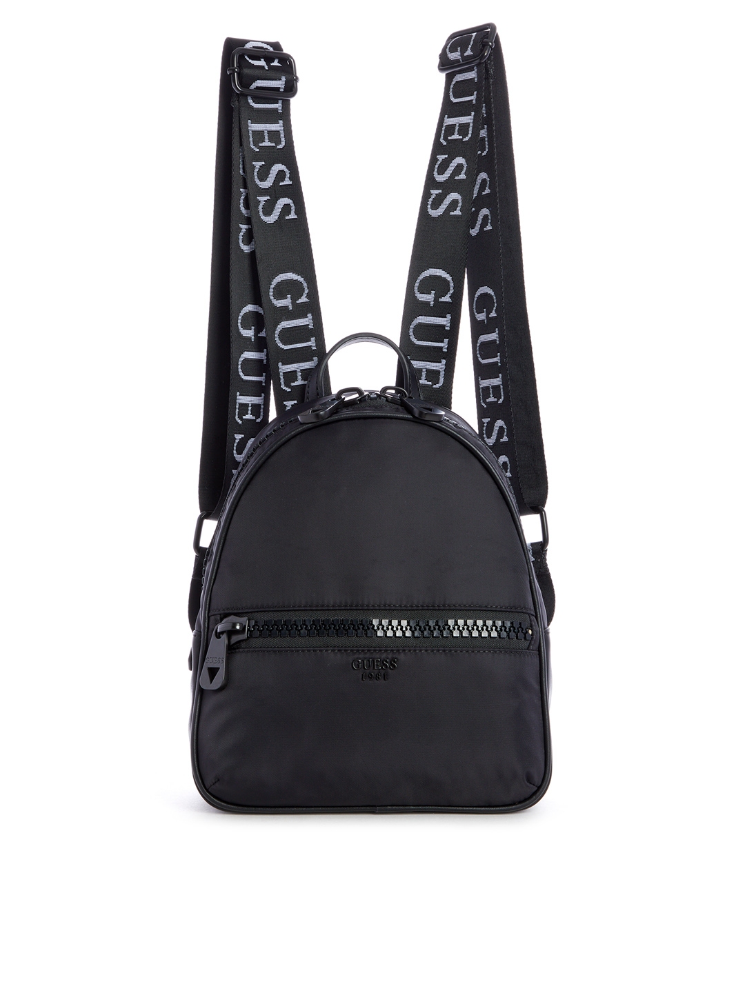 GUESS Women Black Solid Backpack