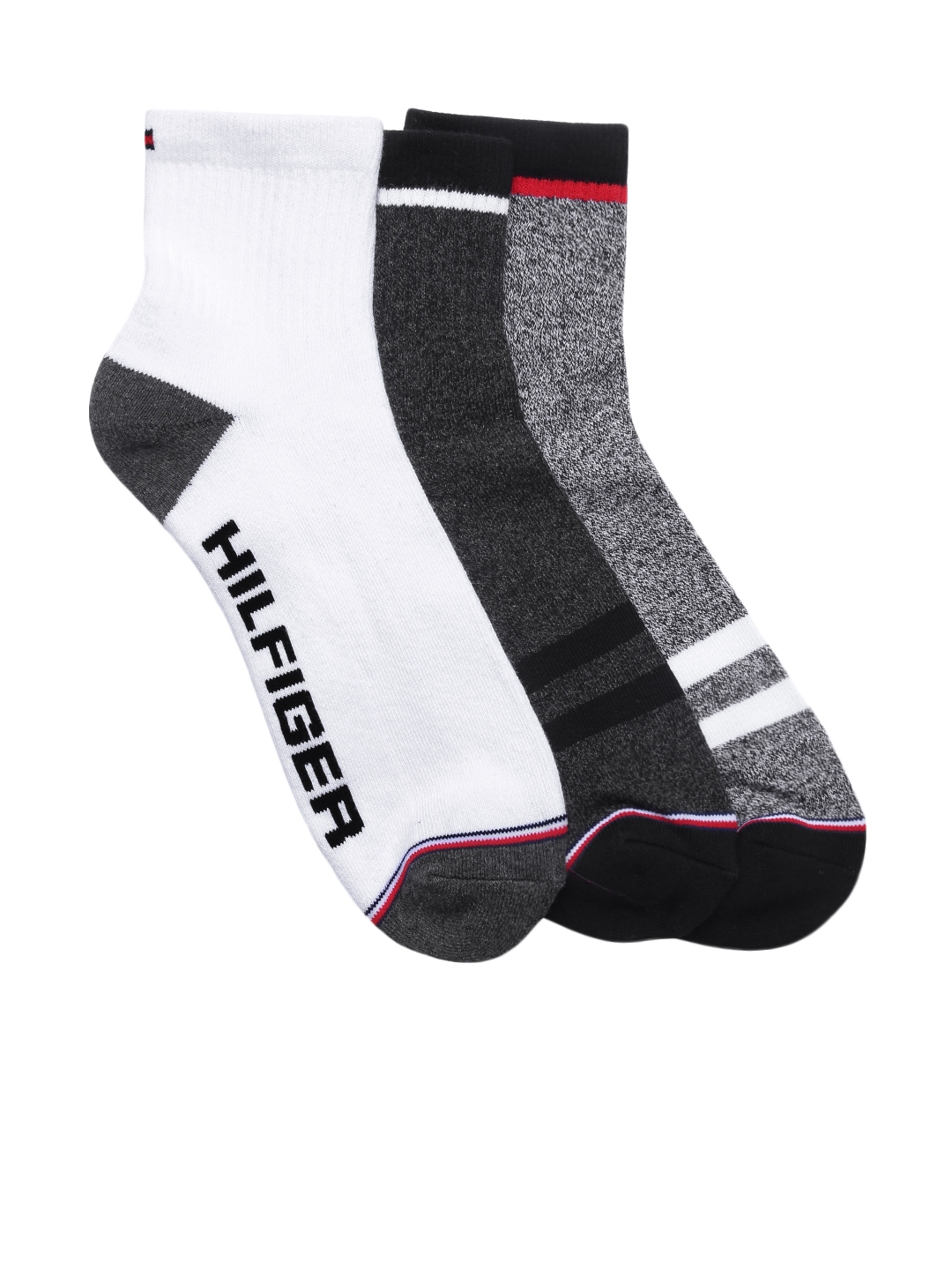 Buy Tommy Hilfiger Men Pack Of 3 Ankle Length Socks - for Men 8113465 | Myntra