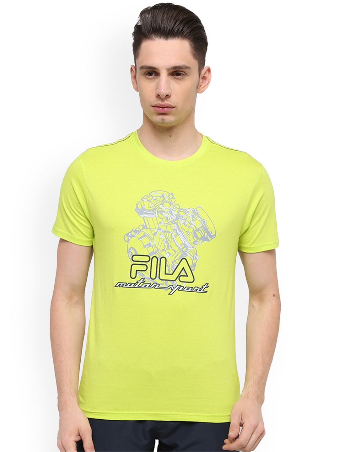 lime green fila shirt