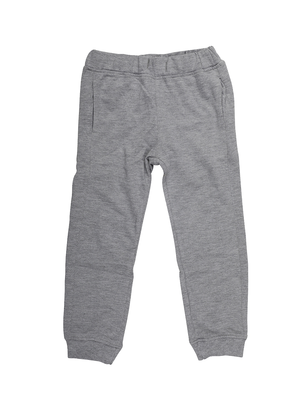 Kids Tapered Joggers - Grey & Black