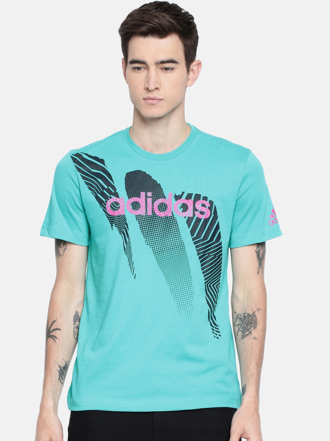 teal adidas jumper