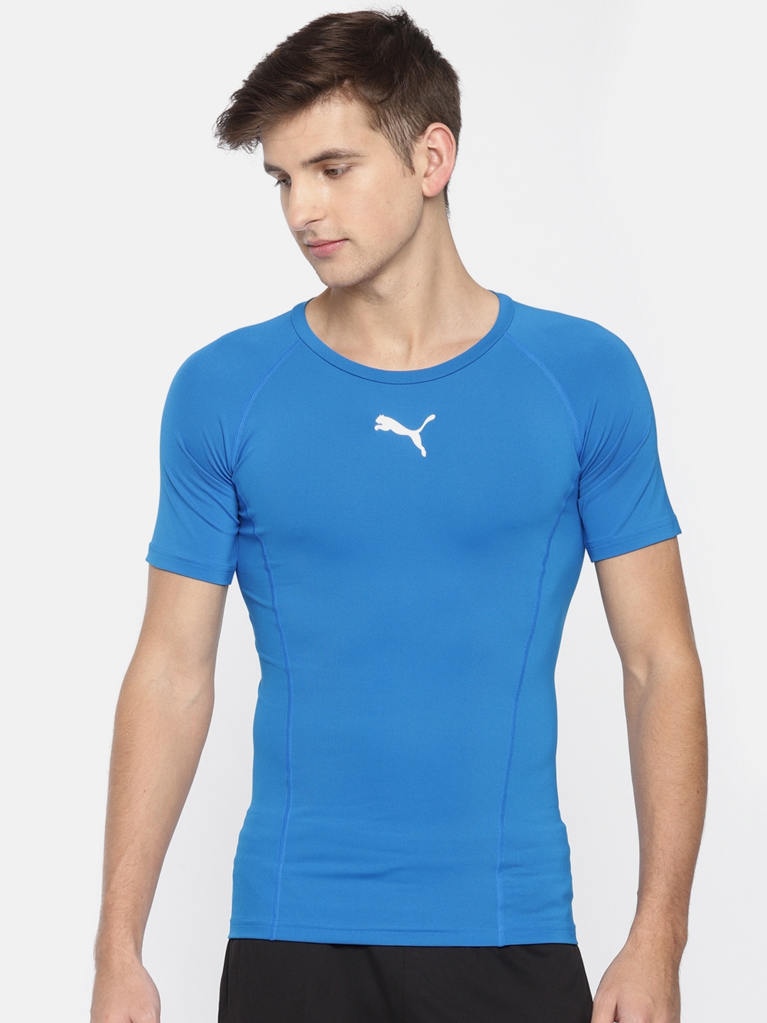 curva plato error Buy Puma Men Blue Solid LIGA Baselayer DRY CELL Compression Football T  Shirt - Tshirts for Men 8172715 | Myntra