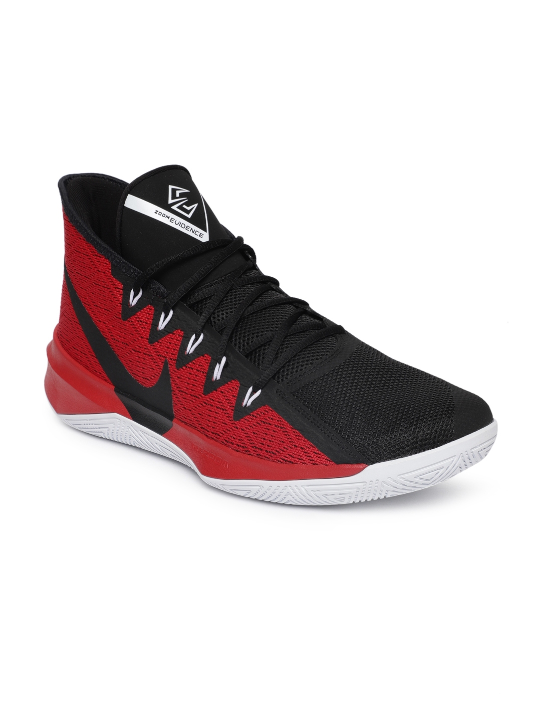 Buy Men Black ZOOM EVIDENCE III Mid Top Basketball Shoes - Sports Shoes Men 8194259 | Myntra