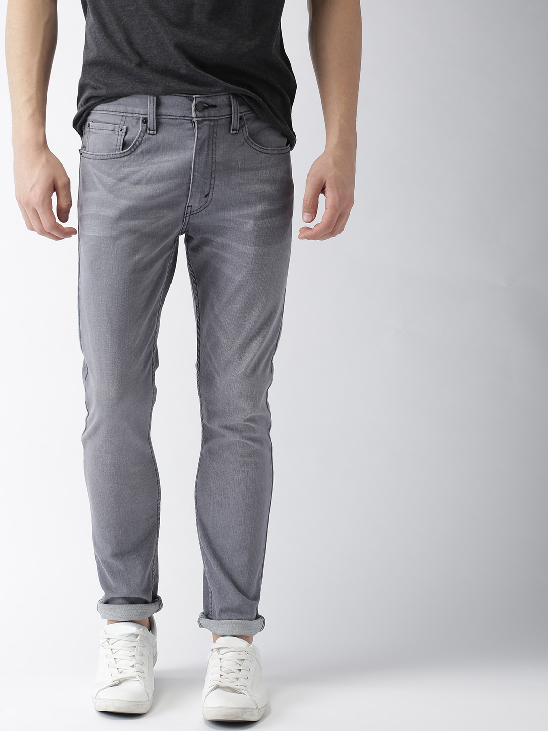 Buy Levis Men Grey 519 Extreme Skinny Fit Low Rise Clean Look Stretchable  Jeans - Jeans for Men 8198289 | Myntra