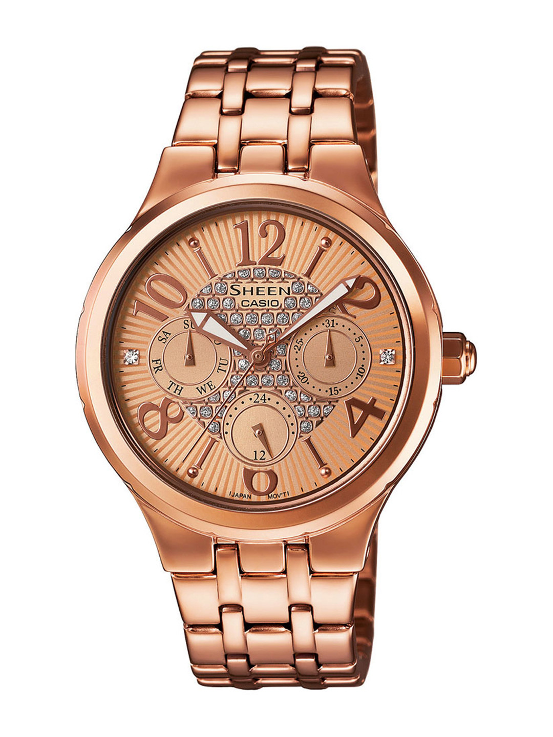 casio sheen pink gold