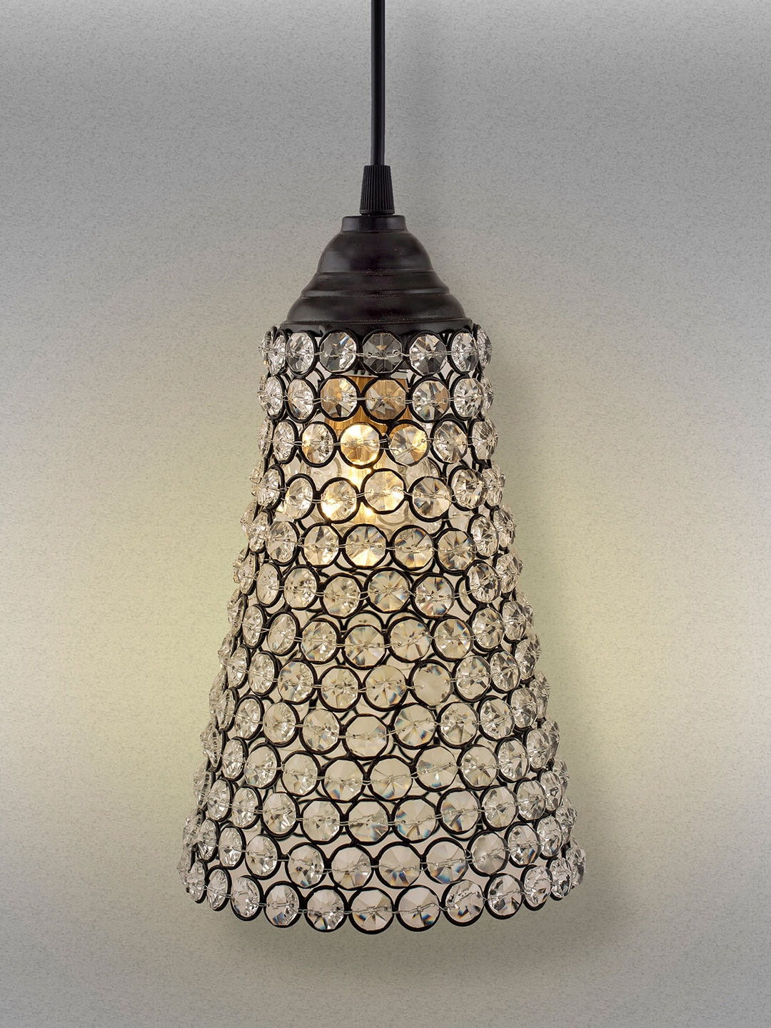 Homesake Black Textured Hanging Wall or Ceiling Lamp