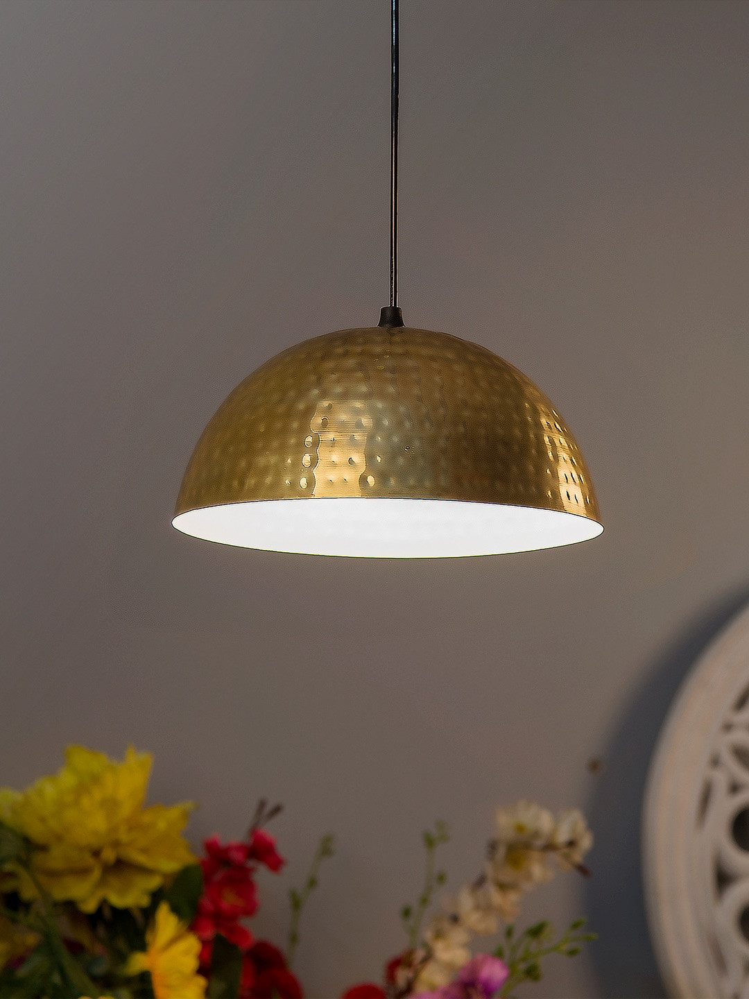 Homesake Gold-Toned Solid Hanging Light