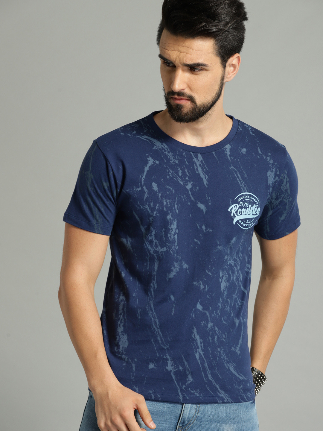 Roadster navy blue t shirt Clearance