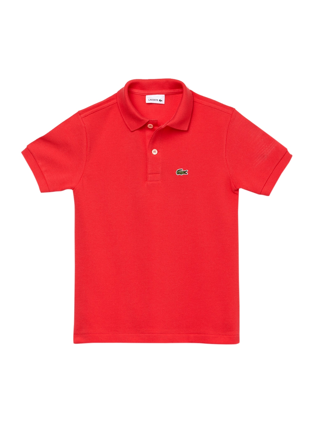 lacoste red polo t shirt