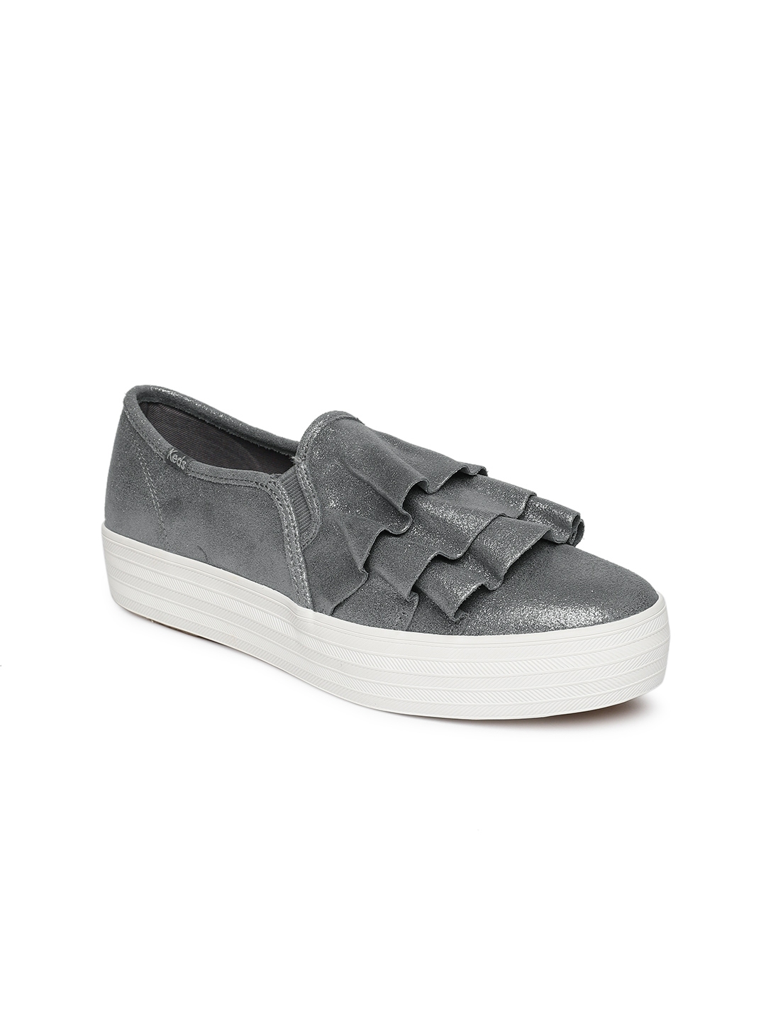 Buy Keds Women Grey Slip On Suede 