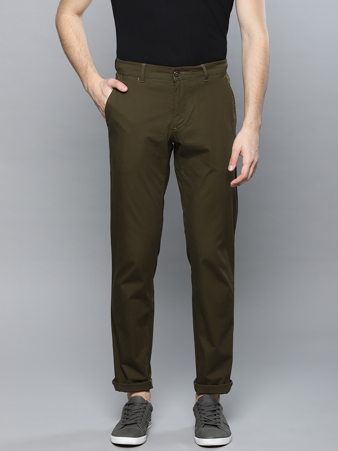 Buy Louis Philippe Grey Trousers Online  755723  Louis Philippe