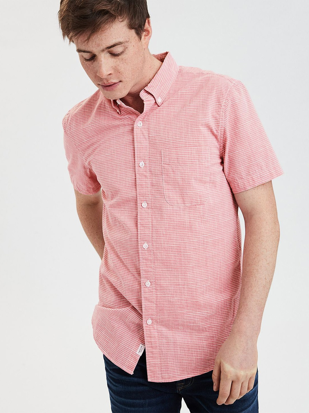 Buy AMERICAN EAGLE OUTFITTERS Men Pink 