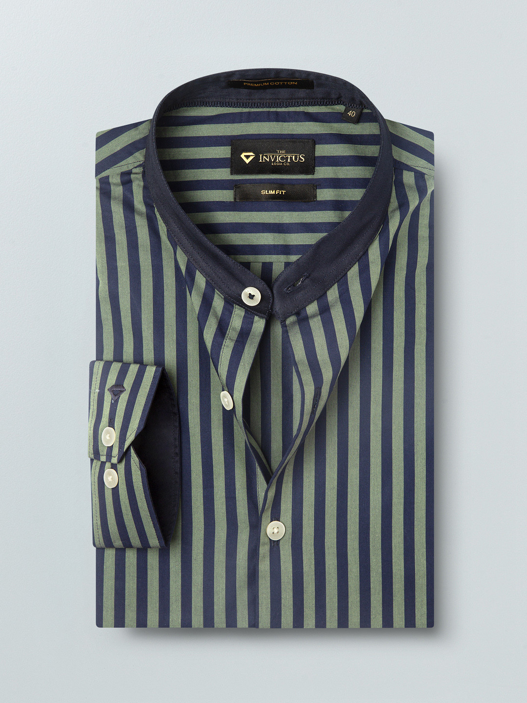 Vertical Stripes Casual Shirt - Shirts 