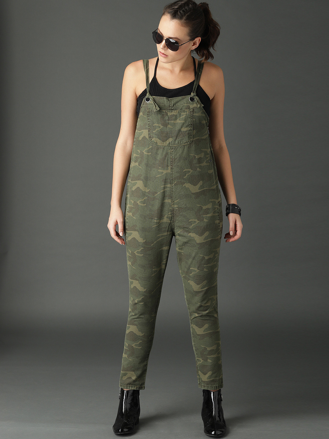 printed dungarees womens
