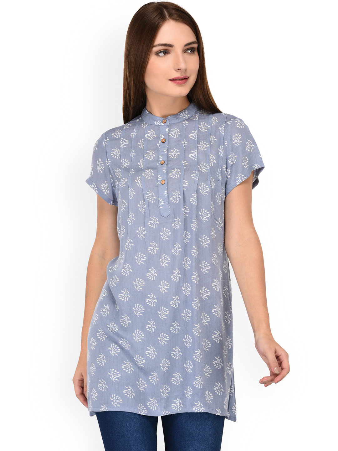 Zuziz Blue Printed Tunic