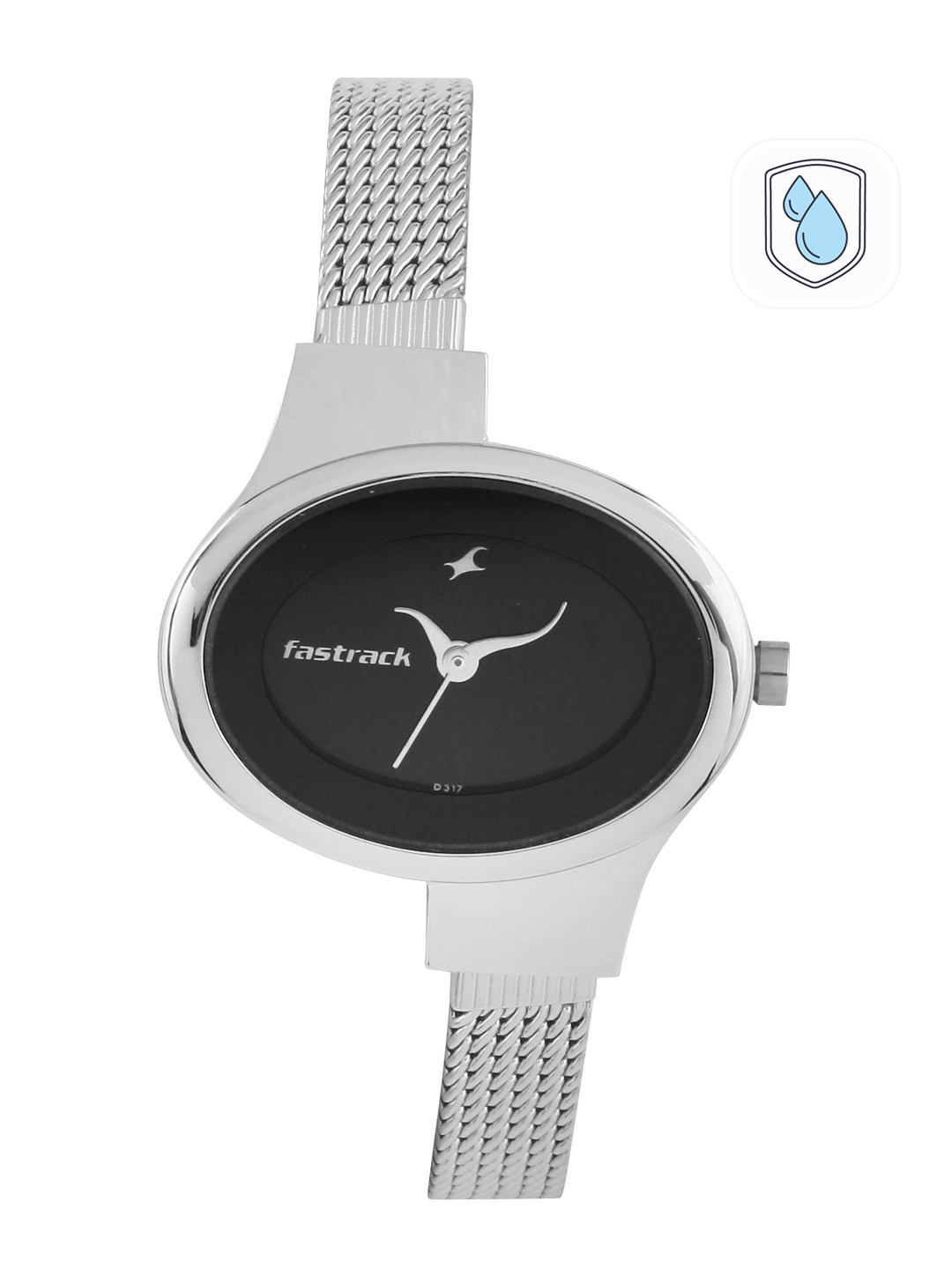 Fastrack Women Black Dial Watch NC6015SM02