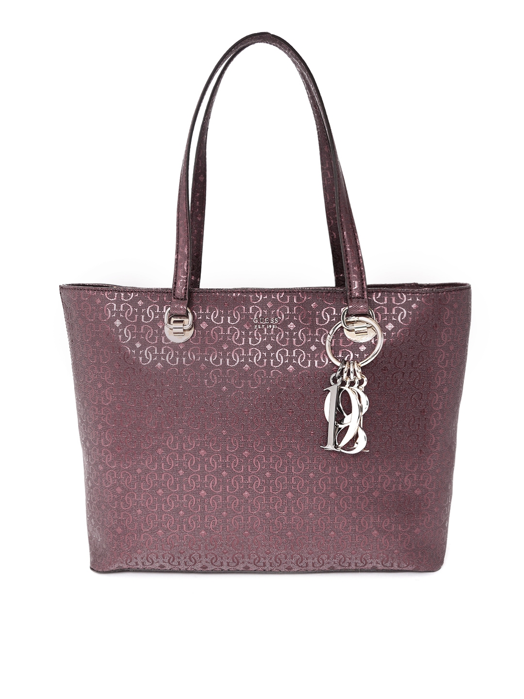 guess purple bag