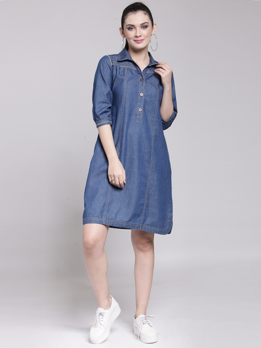 Myntra best sale denim dress