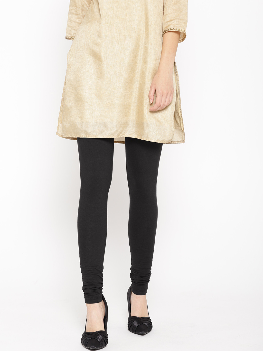 AURELIA Solid Cotton Leggings