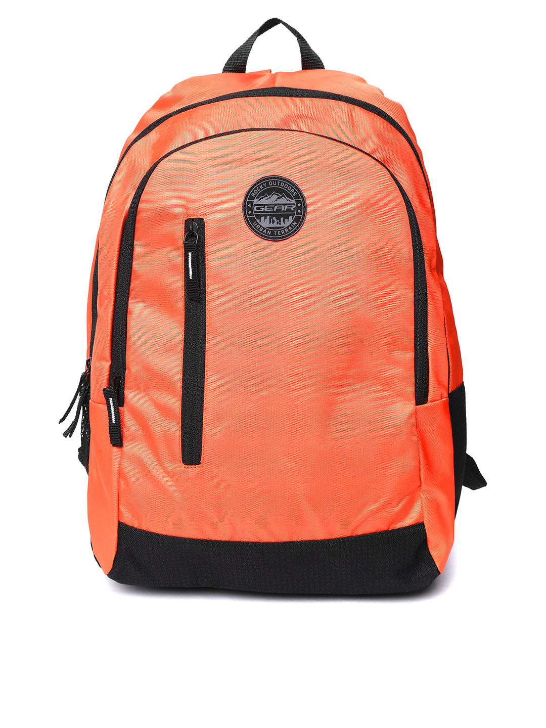 Gear Unisex Orange Solid Backpack