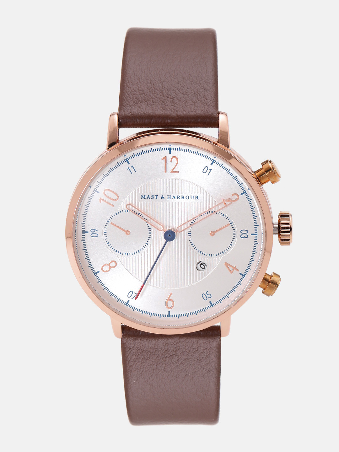 Mast & Harbour Men Silver-Toned Analogue Watch MFB-PN-WTH-6289G