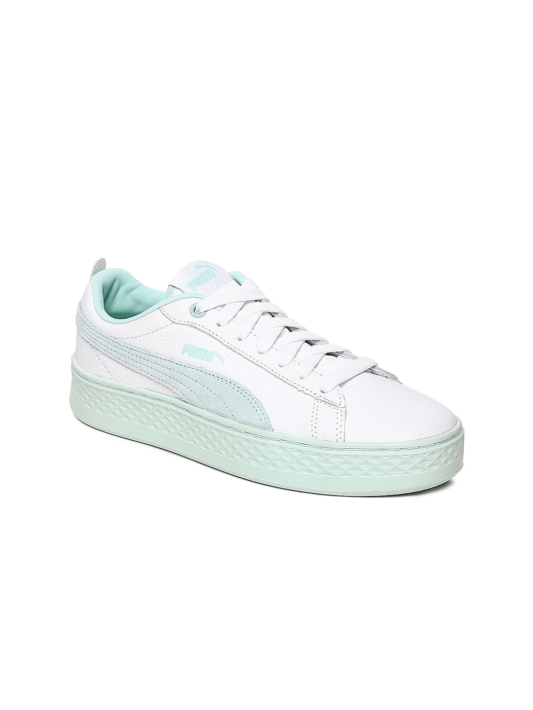 Puma smash platform l white shop