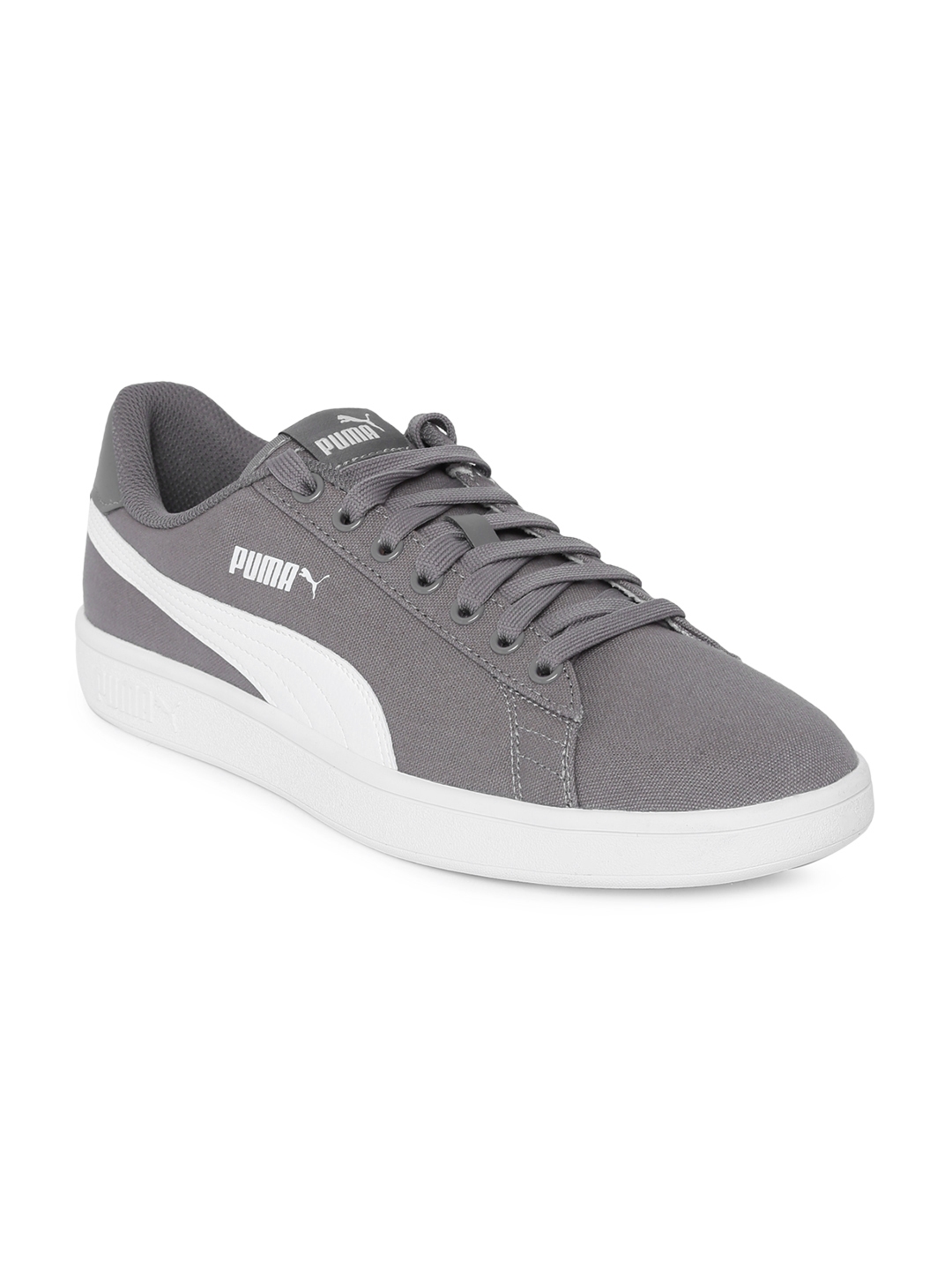 puma grey casual shoes