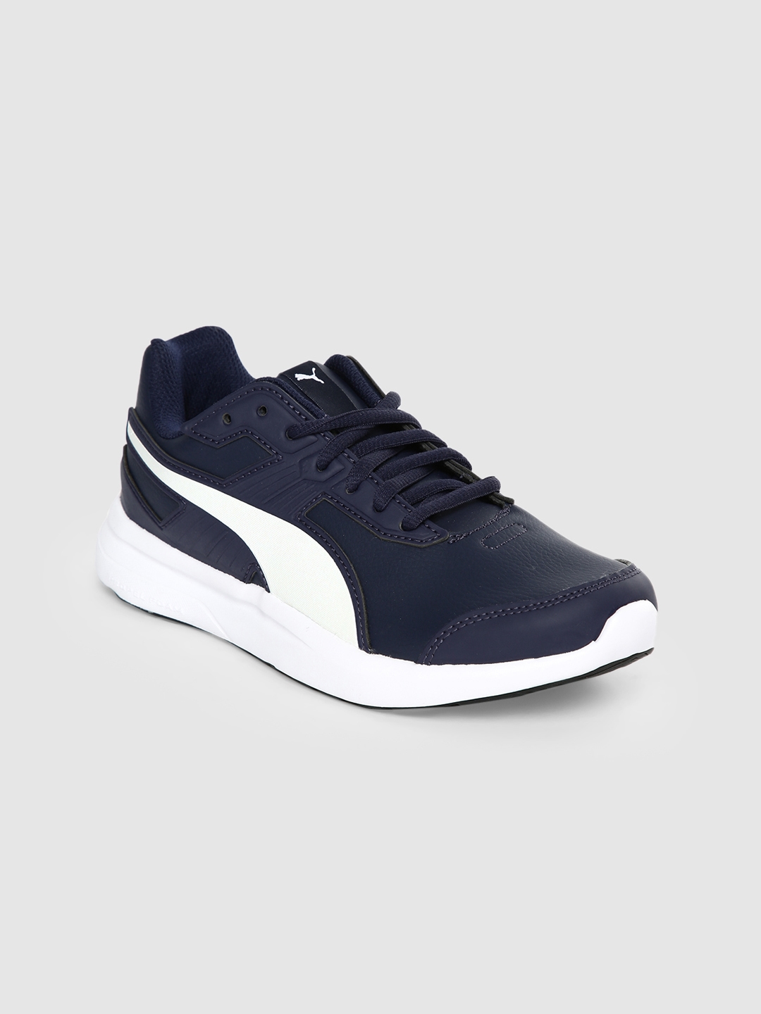 navy blue sports shoes