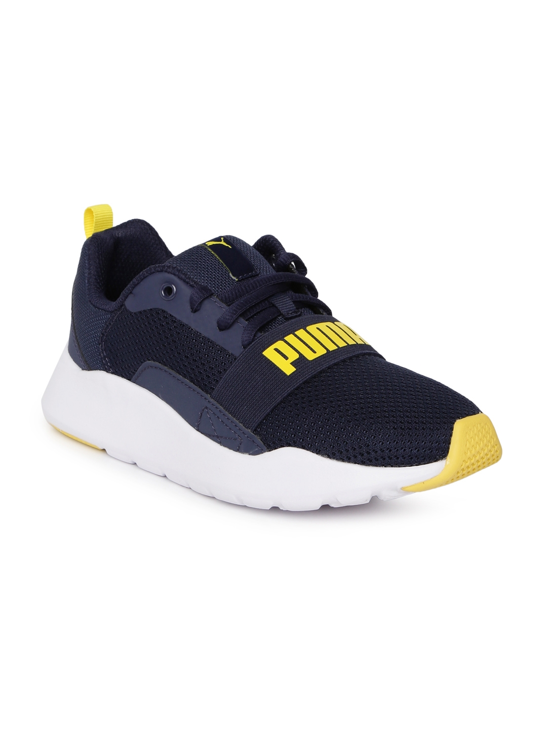 Buy Puma Kids Navy Blue Wired PS Running Shoes - Sports Shoes for ...