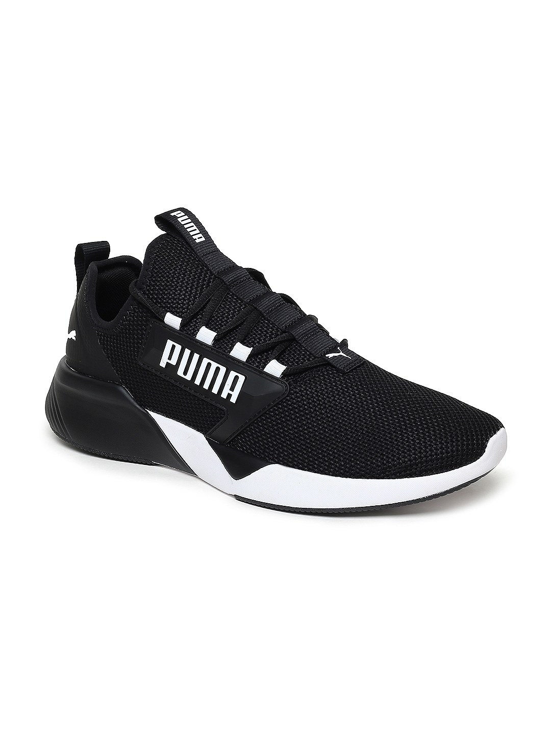 Puma Men Black Retaliate Running Shoes 