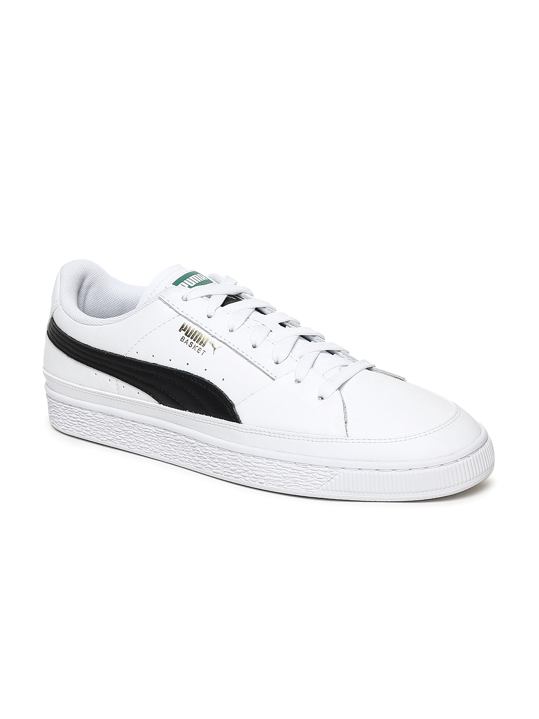puma full white sneakers