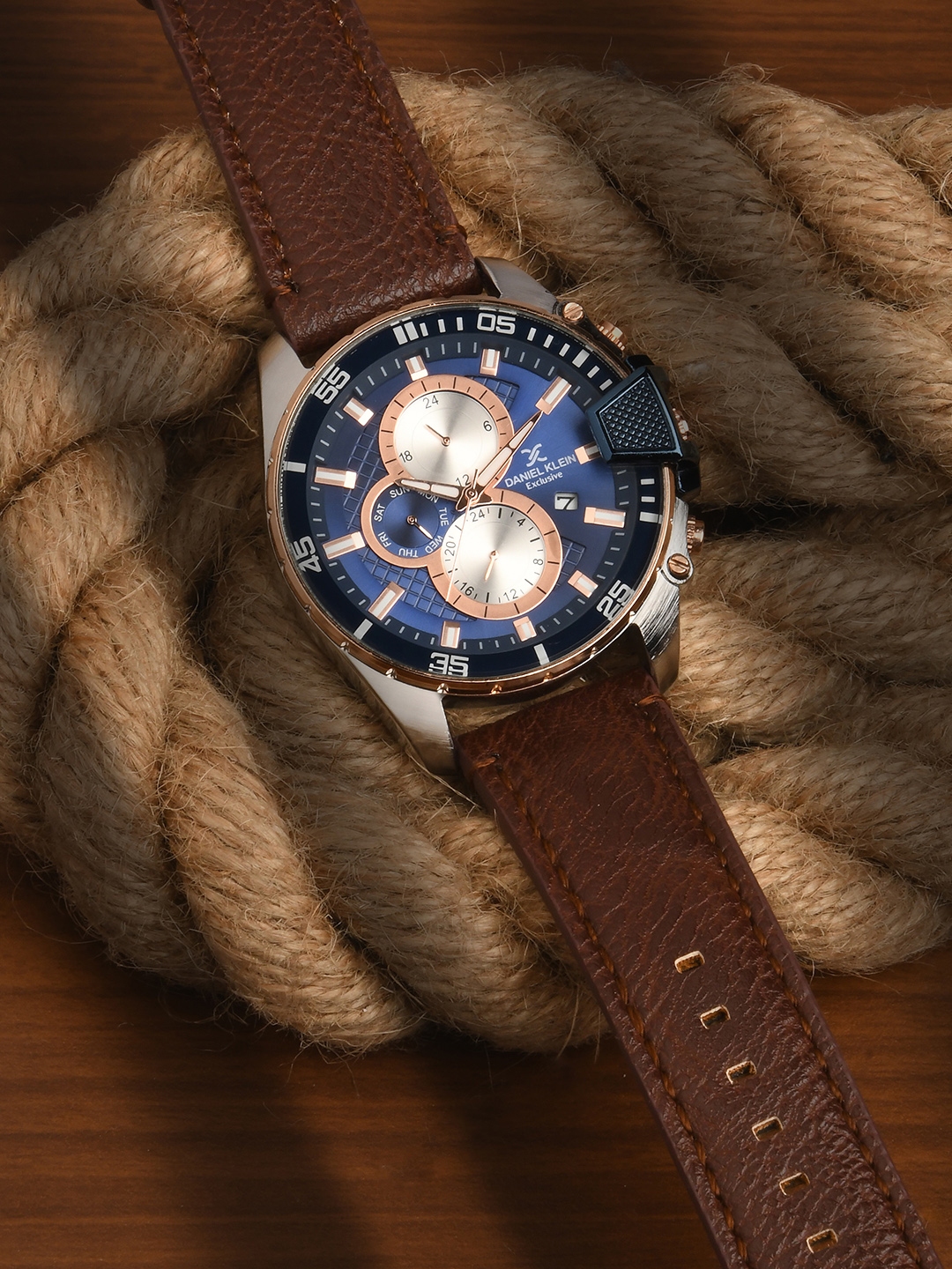 Daniel klein navy blue watch outlet