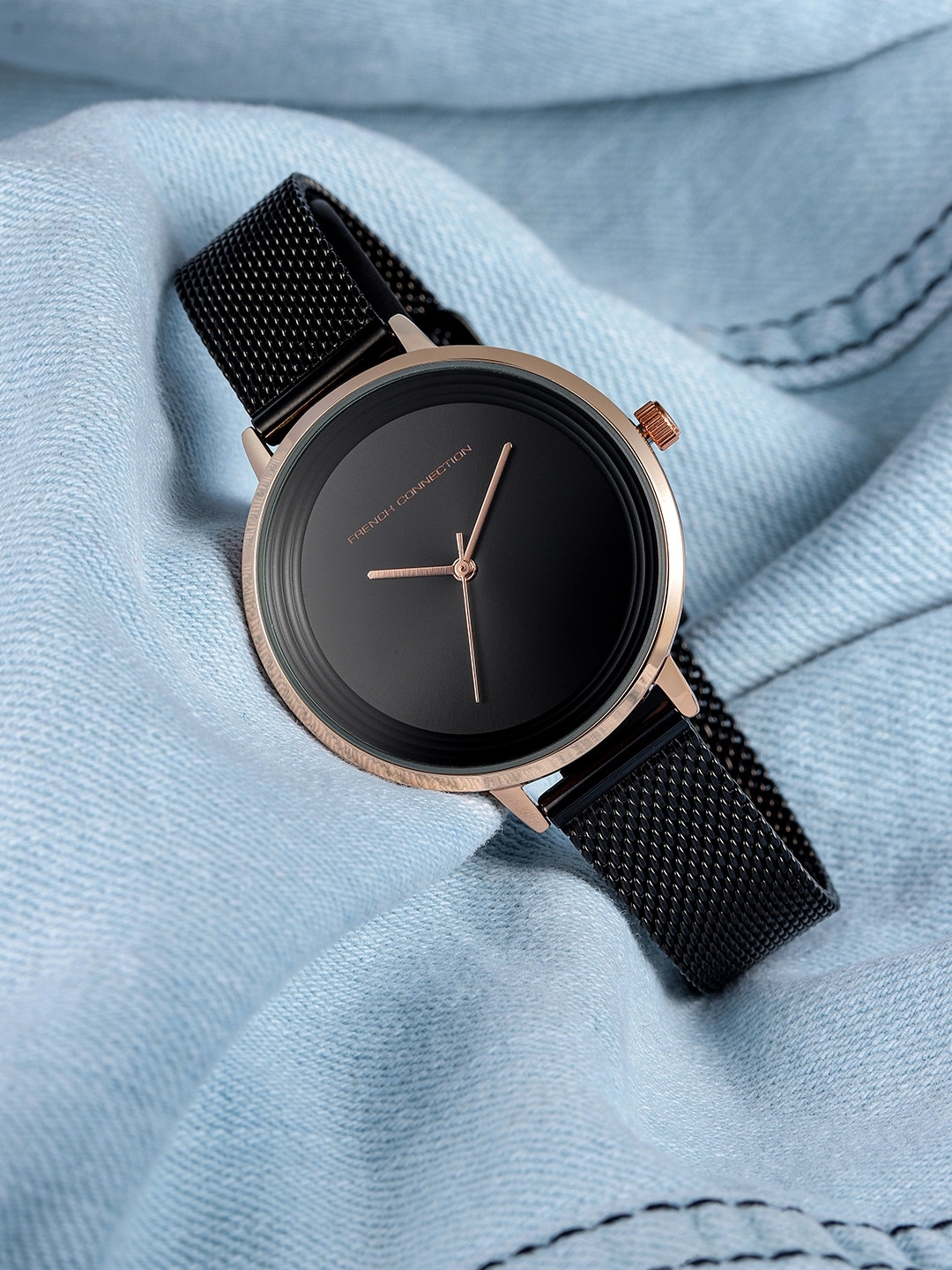 Buy Geometric Pattern Black Dial Steel Belt Watch | Fashion | DressFair.com-sonthuy.vn