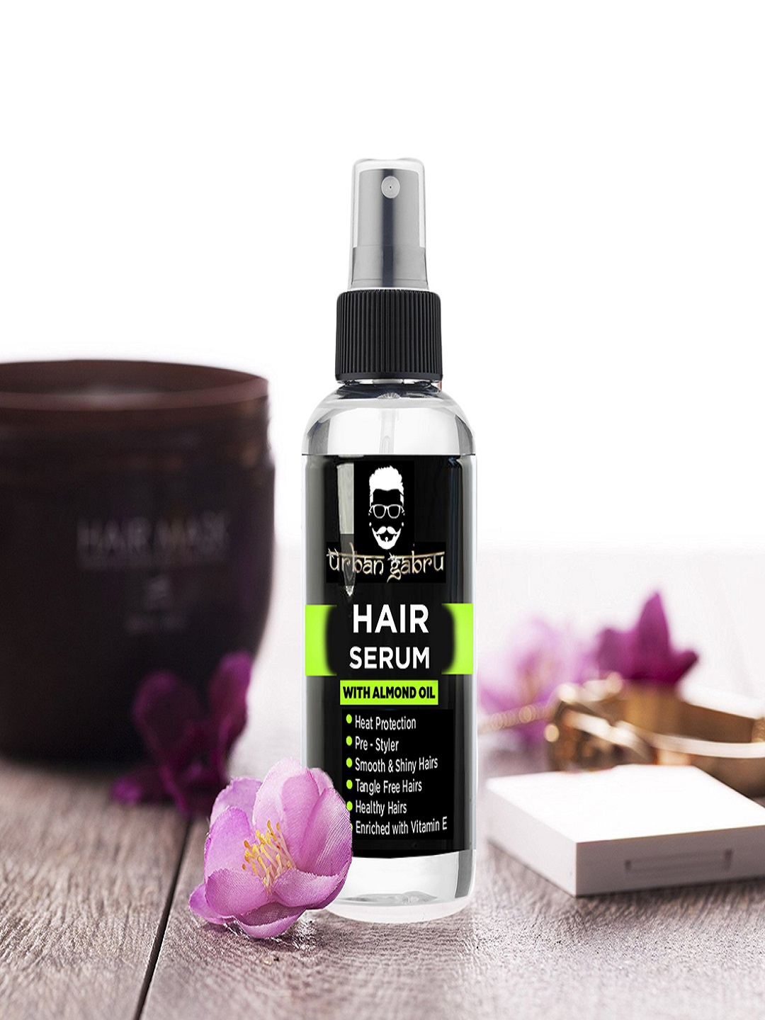 Buy Urban Gabru Hair Serum With Almond Oil 100ML - Hair Serum for Unisex  8482785 | Myntra