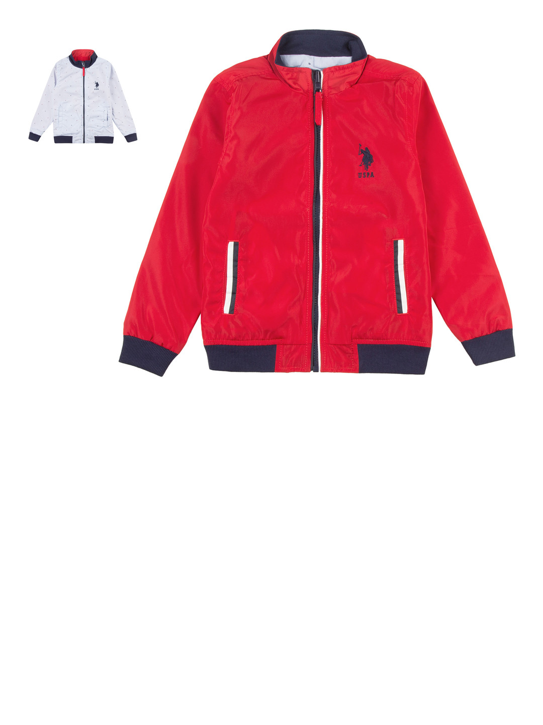 us polo reversible bomber jacket