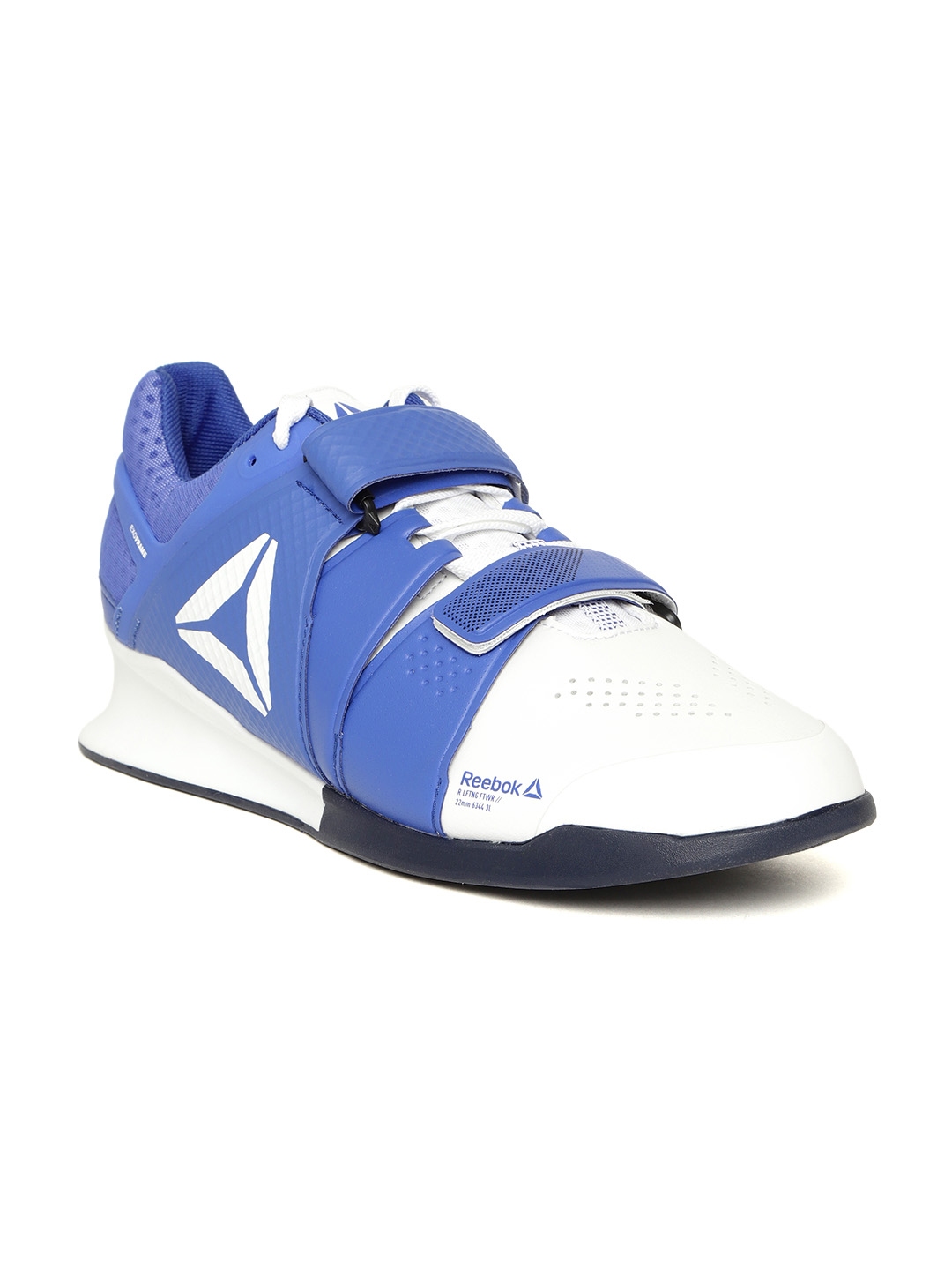 Se asemeja tolerancia Generador Buy Reebok Men Blue & White Crossfit Legacy Lifter Colourblocked Training  Shoes - Sports Shoes for Men 8496743 | Myntra