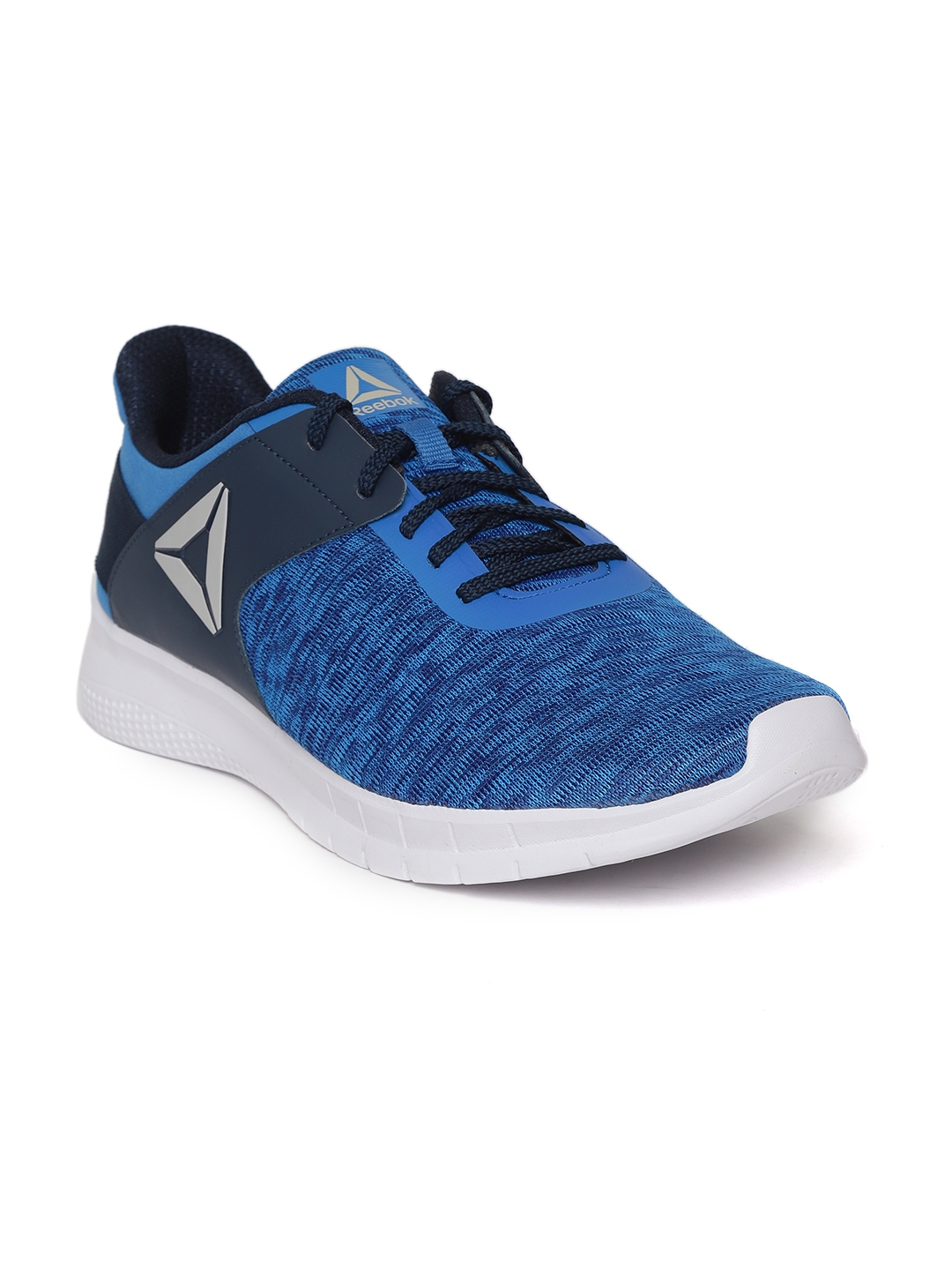 Blue Genesis Woven Design Running Shoes 