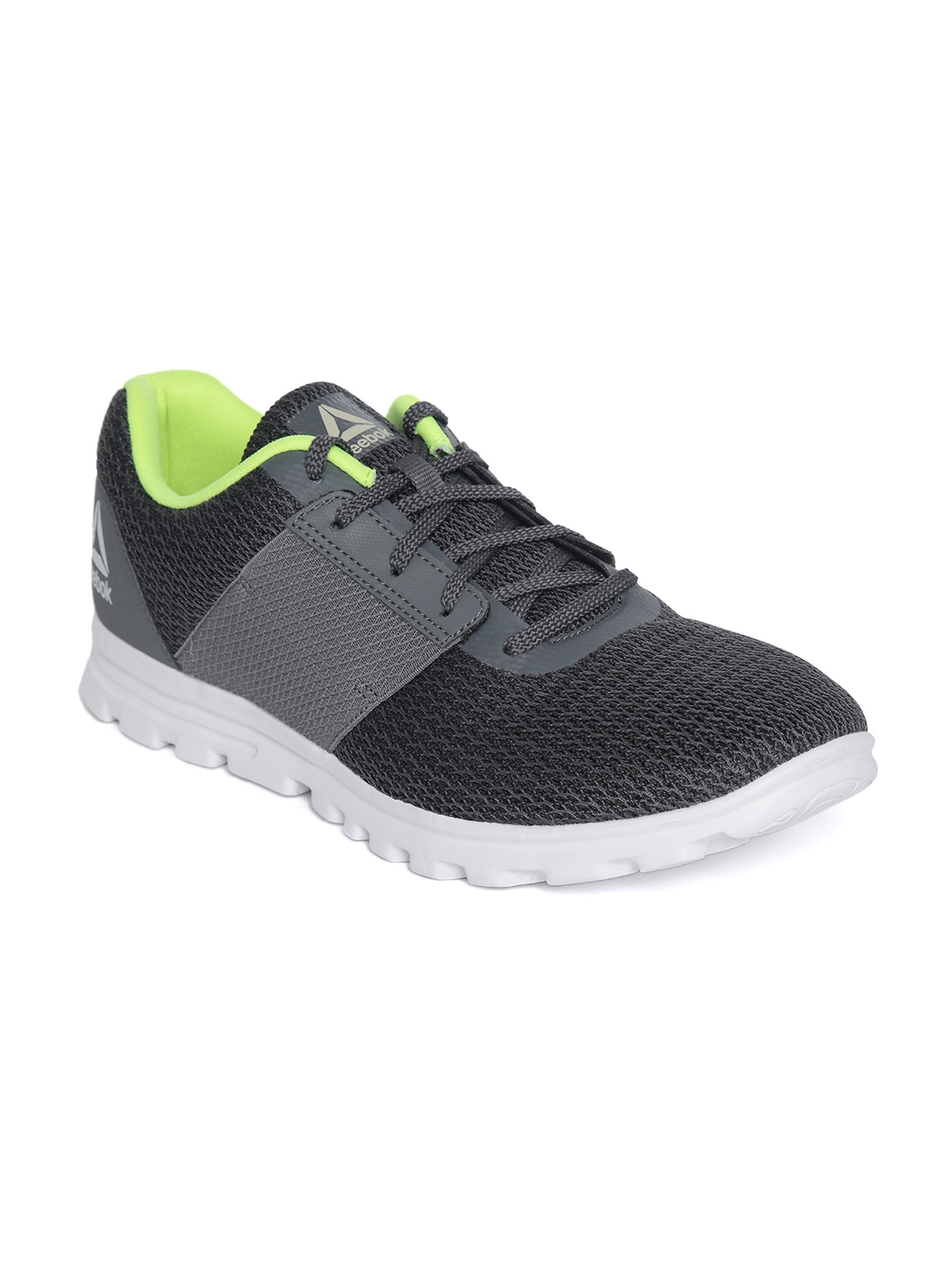 Buy Reebok Men Charcoal Grey Solid City Runner Running Shoes Sports Shoes for Men 8497497 Myntra