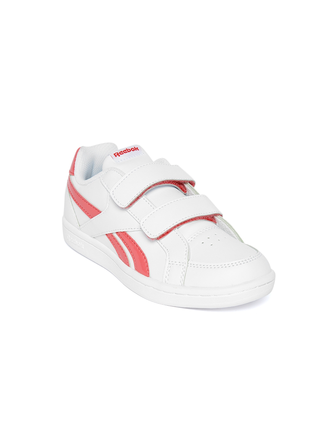 girls white reebok