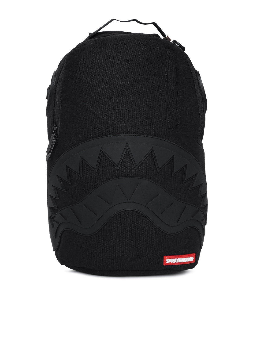 all black sprayground backpack