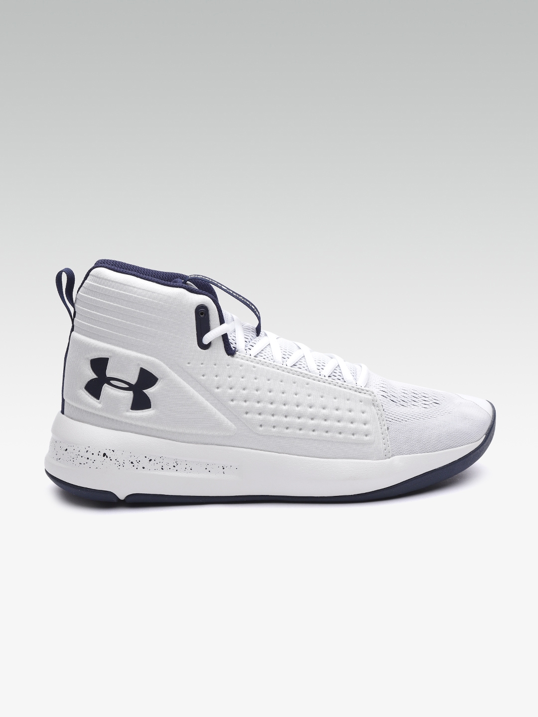 Buy UNDER ARMOUR Men White Torch Mid Top Basketball Shoes Sports