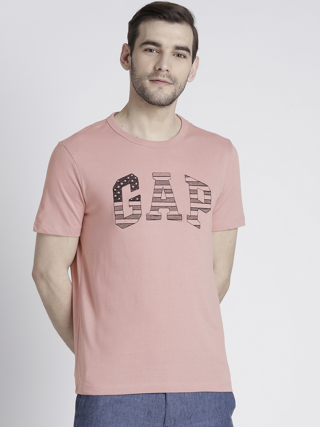 Buy Gap Men Logo Crewneck T Shirt Tshirts For Men 8515319 Myntra