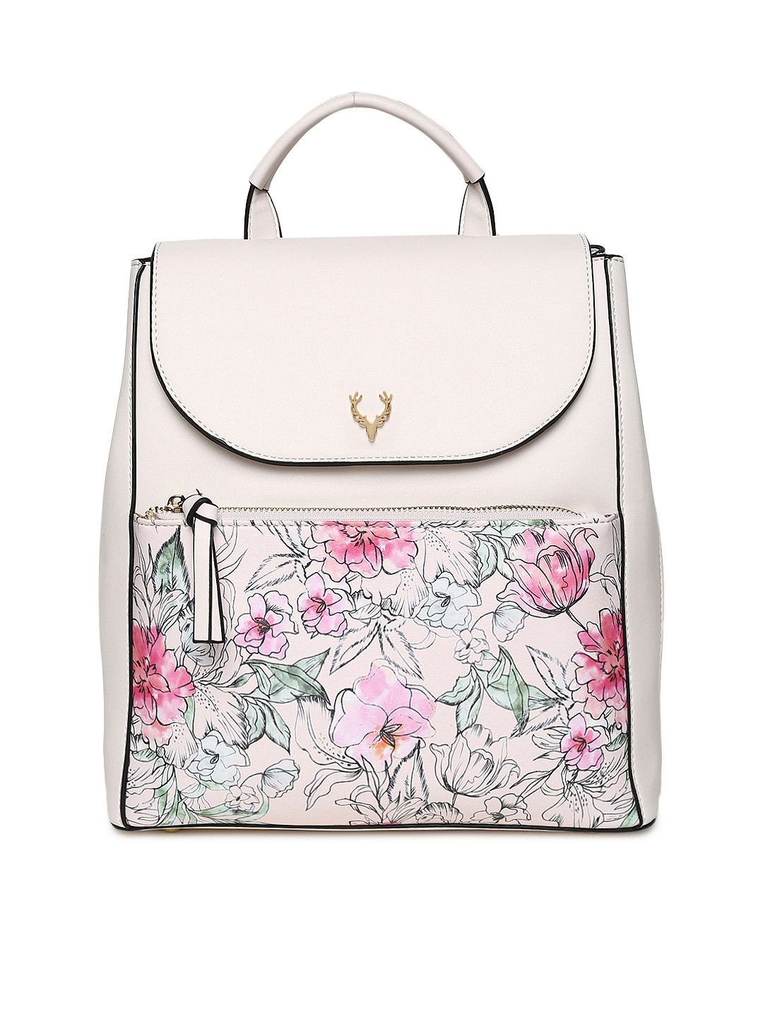 allen solly black backpack