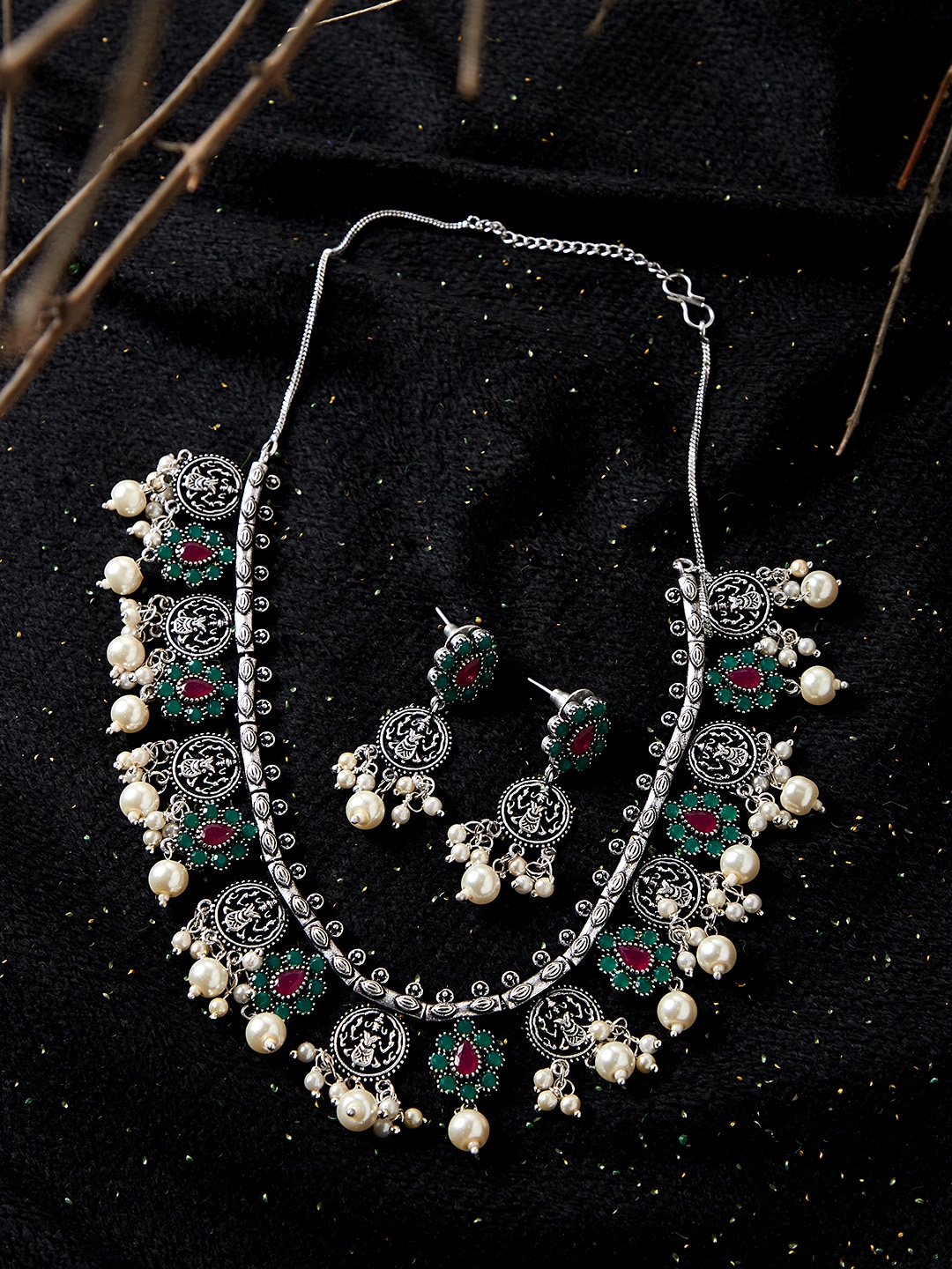 Oxidised jewellery shop on myntra