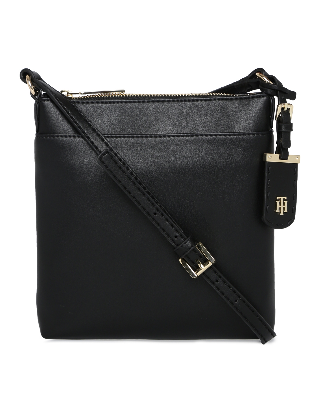 tommy hilfiger black sling bag