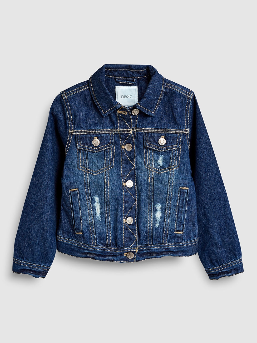 next girls denim jacket