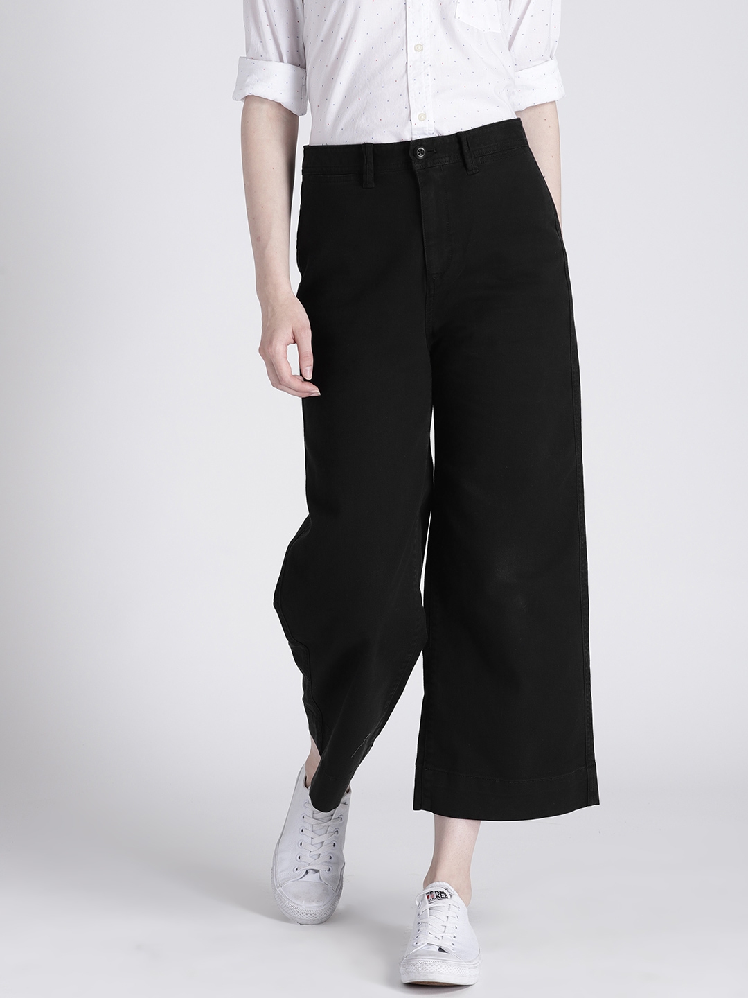 gap wide leg chinos