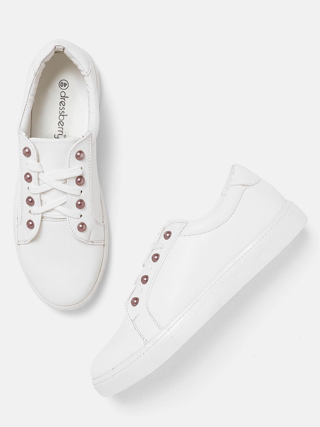 white casual shoes myntra