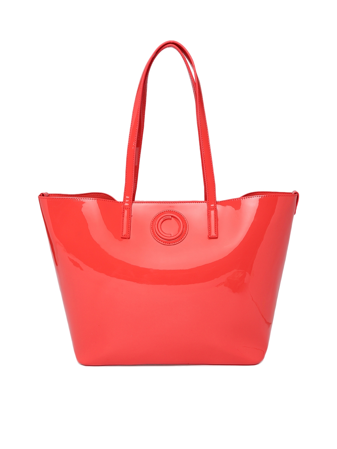 Buy CARPISA Coral Red Solid Shoulder Bag Handbags for Women